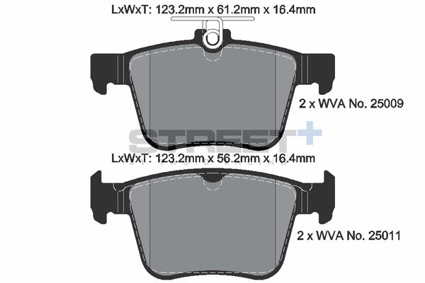 Pagid Racing Street+ Brake Pads T8102SP2001