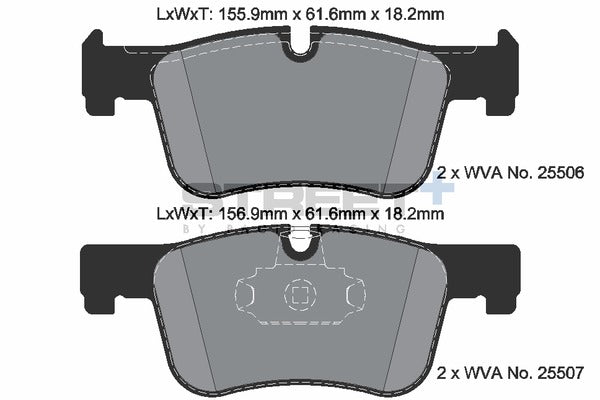 Pagid Racing Street+ Brake Pads T8119SP2001