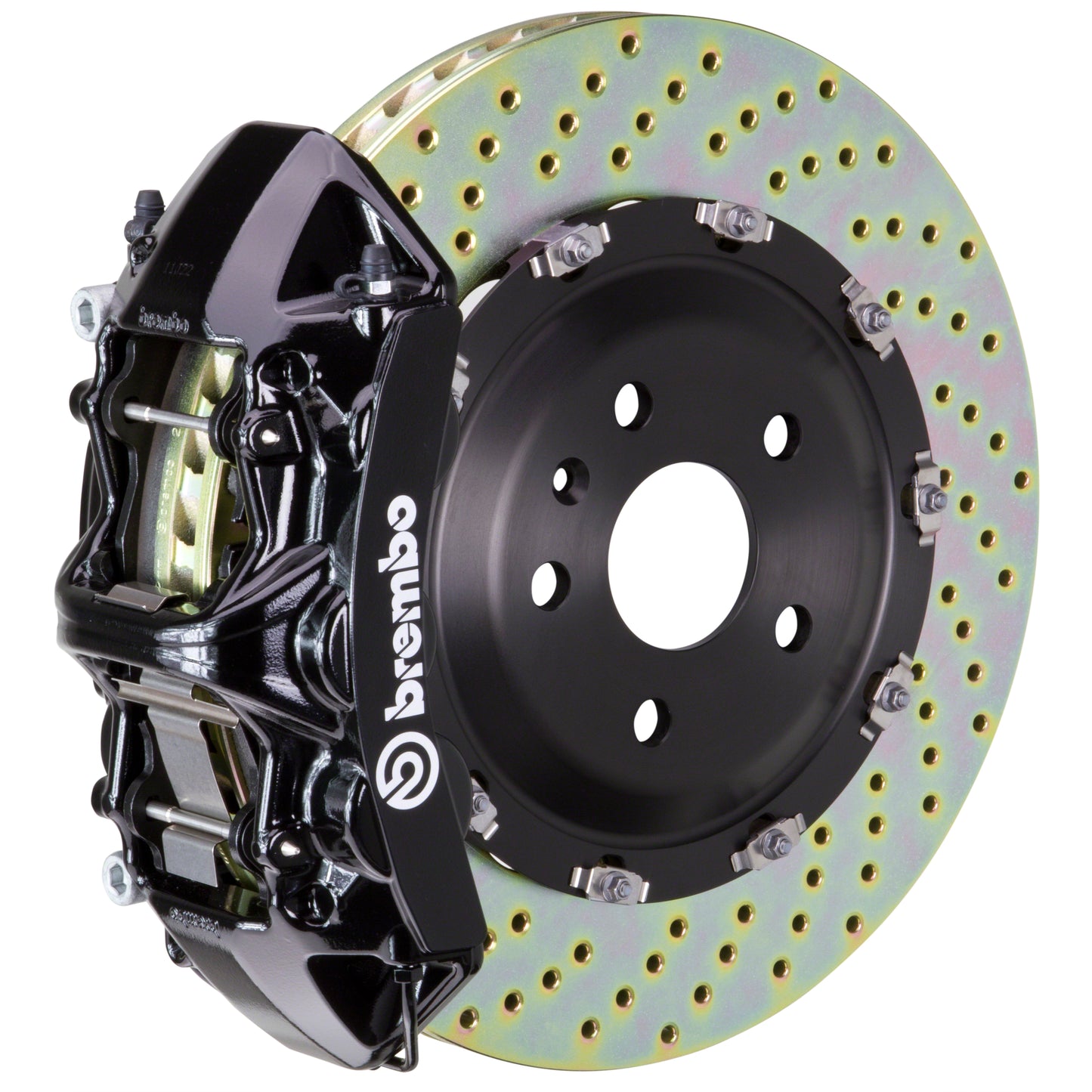 Front Brembo Gran Turismo Braking Upgrade Kit (1N18501A) GT / M6 Caliper with 6-Pistons & 2-piece 365x34 Disc