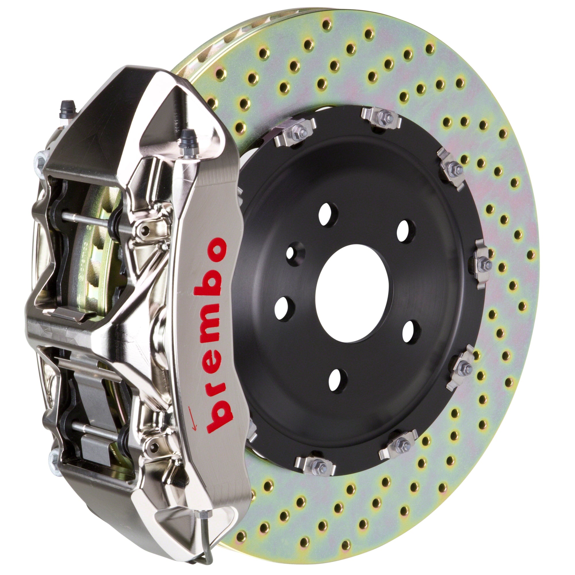 Front Brembo Gran Turismo Braking Upgrade Kit (1N18502AR) GT / R6 Caliper with 6-Pistons & 2-piece 365x34 Disc
