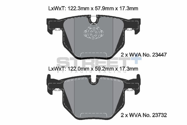 Pagid Racing Street+ Brake Pads T8031SP2001