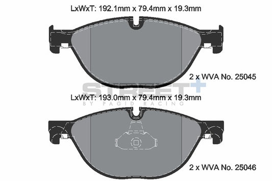 Pagid Racing Street+ Brake Pads T8106SP2001
