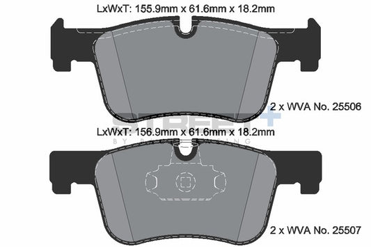 Pagid Racing Street+ Brake Pads T8119SP2001