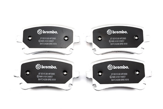 Brembo Sport HP2000, 07.B315.00 Rear 146.62 Brembosport
