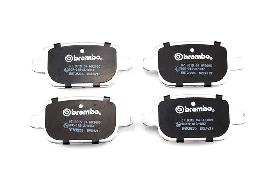 Brembo Sport HP2000, 07.B315.04 Rear 86.88 Brembosport