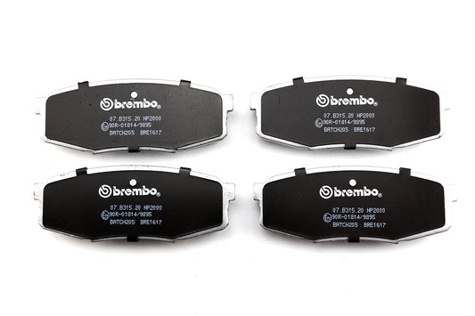 Brembo Sport HP2000, 07.B315.20 Rear 123.53 Brembosport
