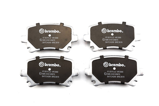 Brembo Sport HP2000, 07.B315.22 Rear 109.96 Brembosport