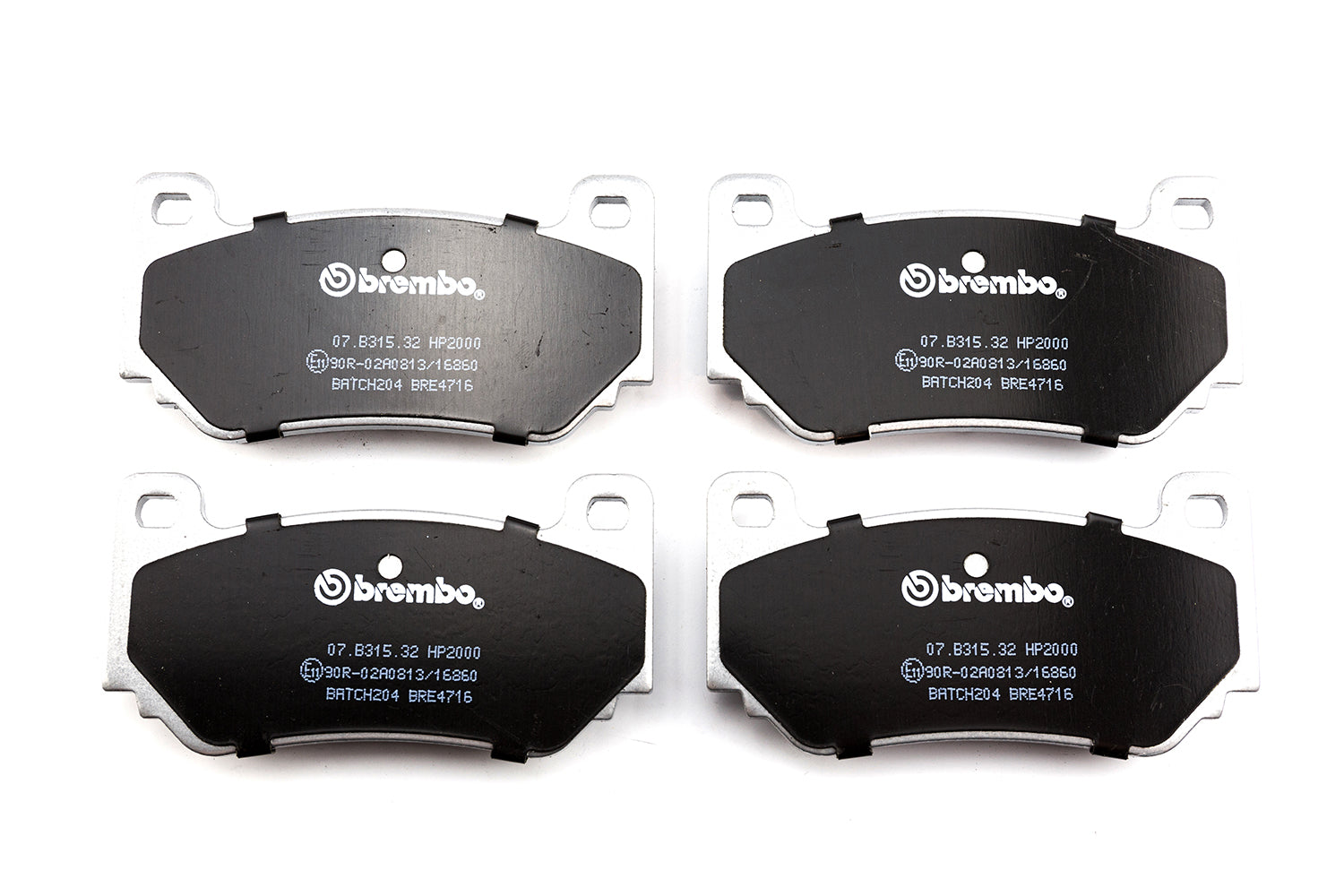Brembo Sport HP2000, 07.B315.32 Rear 122.18 Brembosport