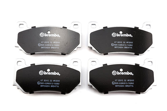 Brembo Sport HP2000, 07.B315.32 Rear 122.18 Brembosport