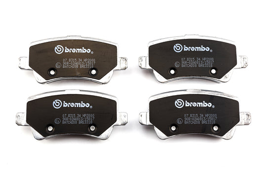 Brembo Sport HP2000, 07.B315.34 Rear 109.96 Brembosport
