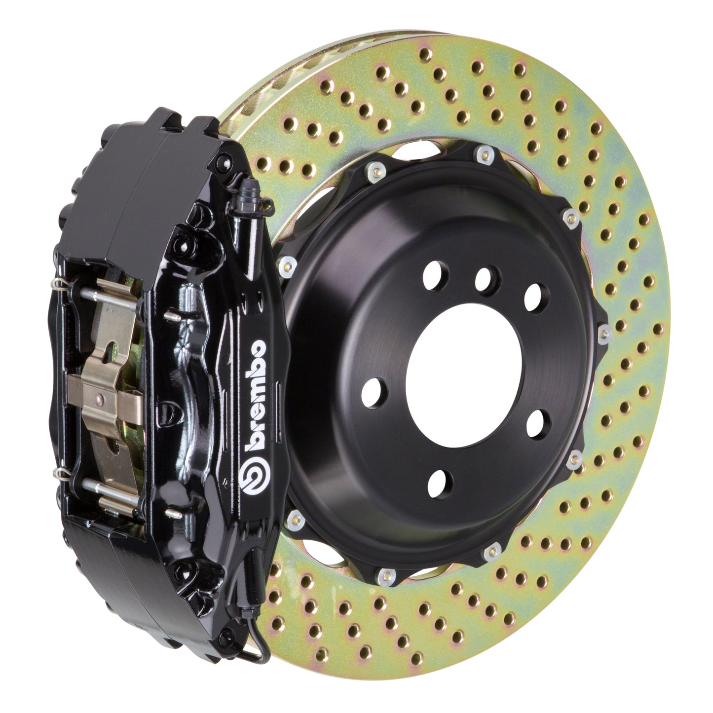Front Brembo Gran Turismo Braking Upgrade Kit (1B17017A) GT / A4 Caliper with 4-Pistons & 2-piece 332x32 Disc