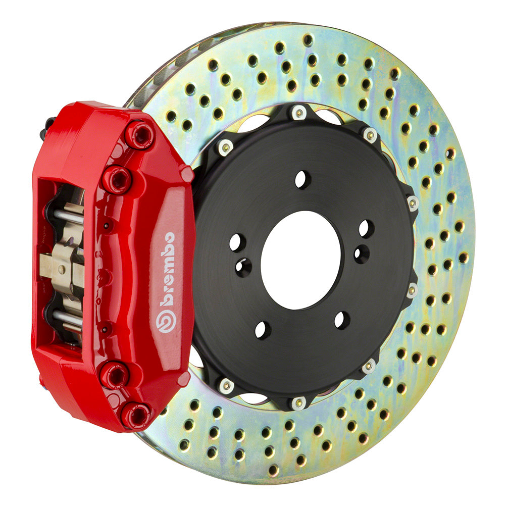 Front Brembo Gran Turismo Braking Upgrade Kit (1B18005A) GT / A4 Caliper with 4-Pistons & 2-piece 355x32 Disc