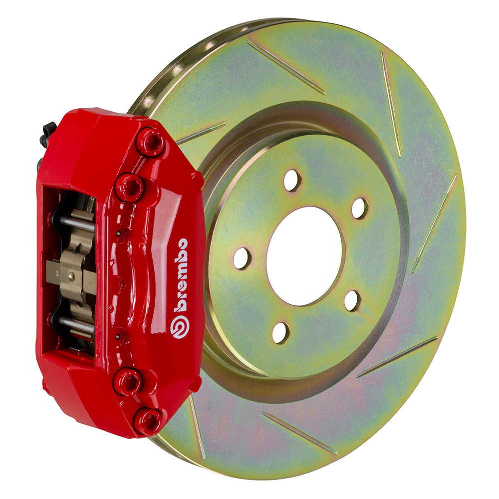 Front Brembo Gran Turismo Braking Upgrade Kit (1B17001A) GT / A4 Caliper with 4-Pistons & 2-piece 332x32 Disc