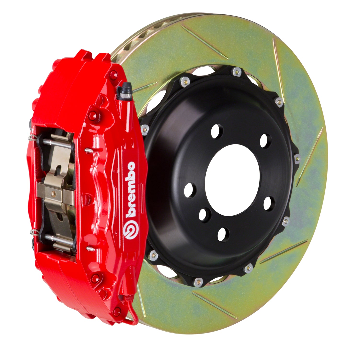 Front Brembo Gran Turismo Braking Upgrade Kit (1B18010A) GT / A4 Caliper with 4-Pistons & 2-piece 355x32 Disc