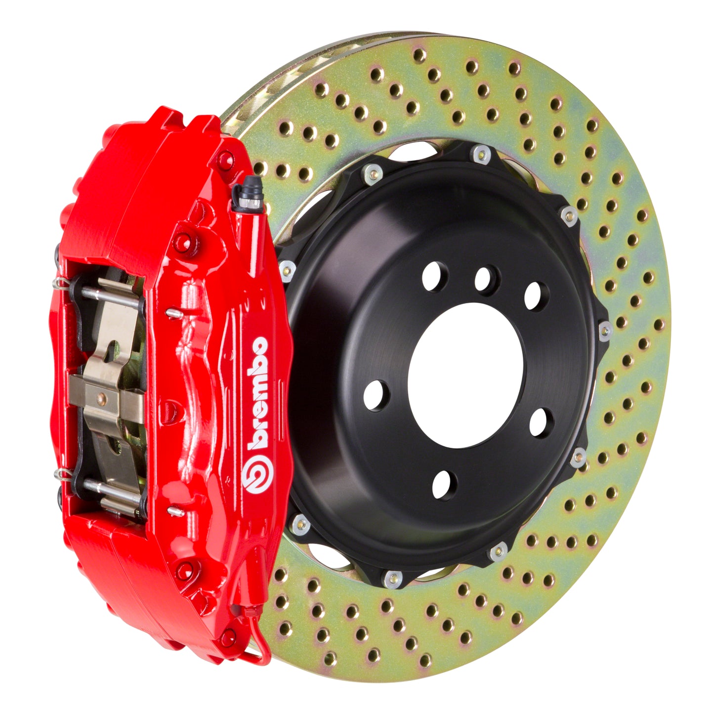 Front Brembo Gran Turismo Braking Upgrade Kit (1B18046A) GT / A4 Caliper with 4-Pistons & 2-piece 355x32 Disc