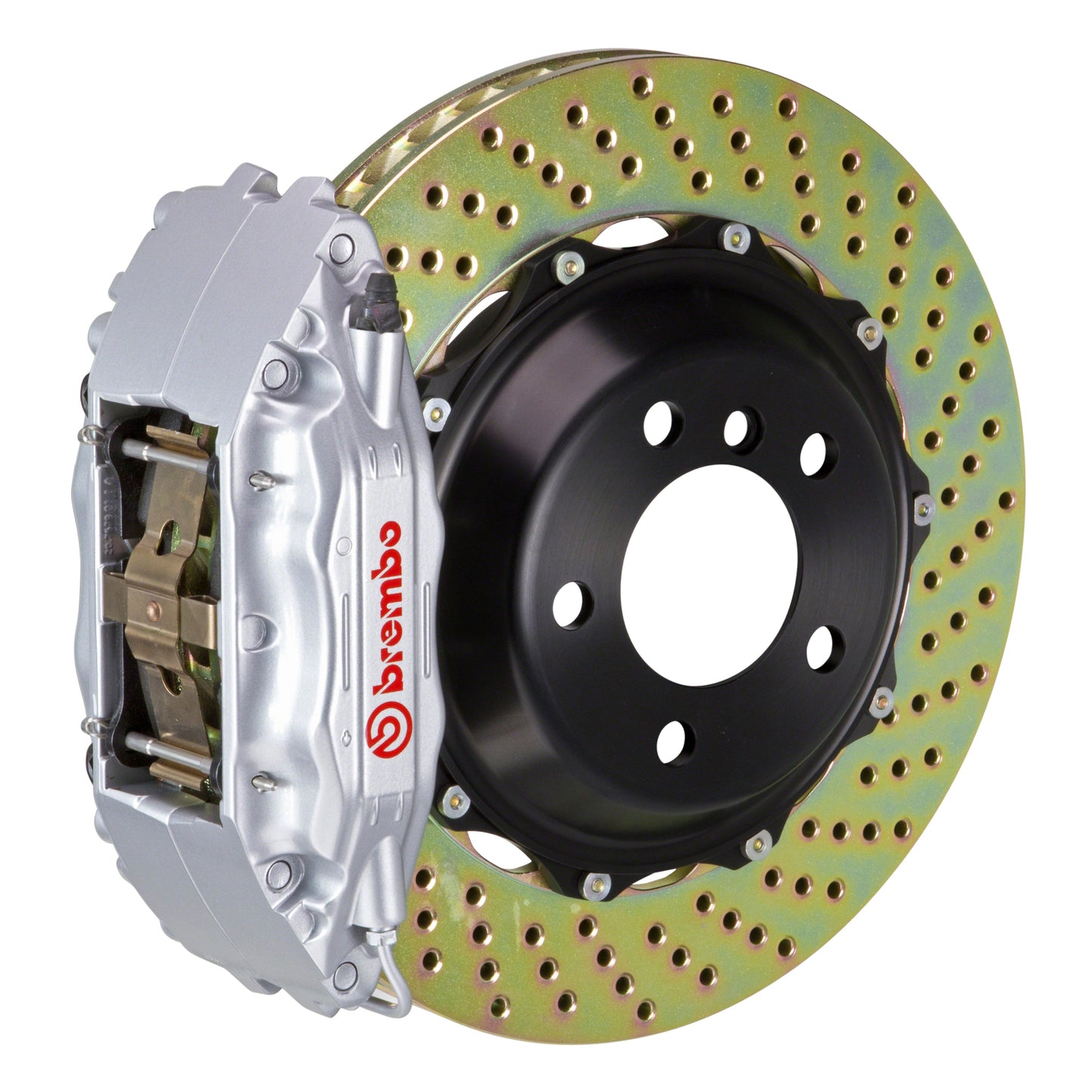 Front Brembo Gran Turismo Braking Upgrade Kit (1B18046A) GT / A4 Caliper with 4-Pistons & 2-piece 355x32 Disc
