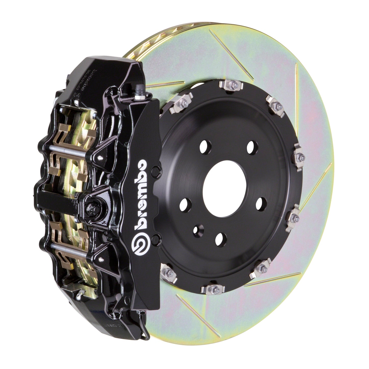 Front Brembo Gran Turismo Braking Upgrade Kit (1J19002A) GT / A6 Caliper with 6-Pistons & 2-piece 380x34 Disc
