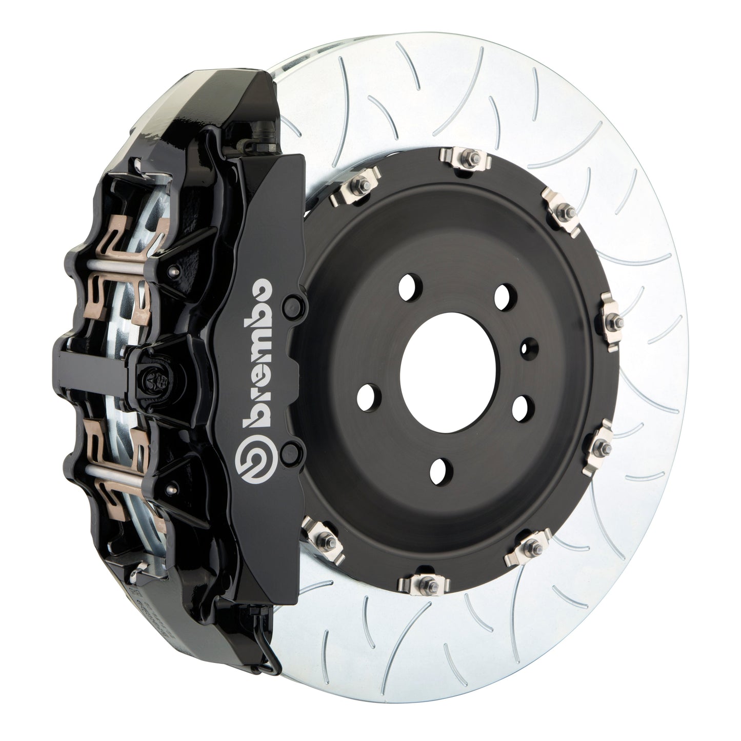 Front Brembo Gran Turismo Braking Upgrade Kit (1J19015A) GT / A6 Caliper with 6-Pistons & 2-piece 380x34 Disc