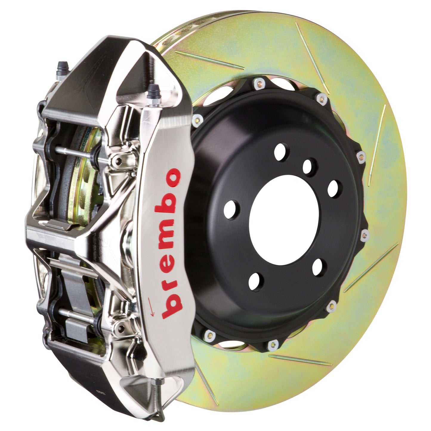 Front Brembo Gran Turismo Braking Upgrade Kit (1M19032AR) GT / R6 Caliper with 6-Pistons & 2-piece 380x32 Disc
