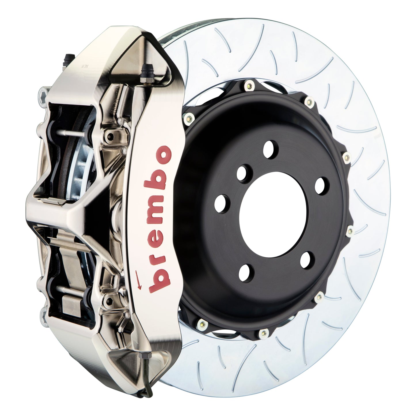 Front Brembo Gran Turismo Braking Upgrade Kit (1M18057AR) GT / R6 Caliper with 6-Pistons & 2-piece 355x32 Disc