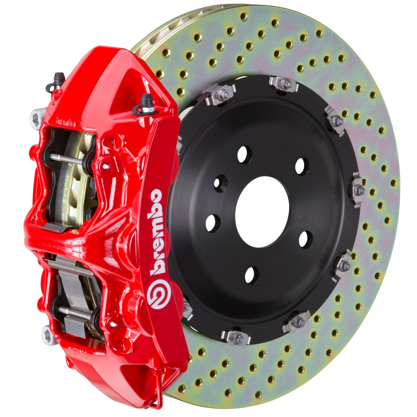 Front Brembo Gran Turismo Braking Upgrade Kit (1N18505A) GT / M6 Caliper with 6-Pistons & 2-piece 365x34 Disc