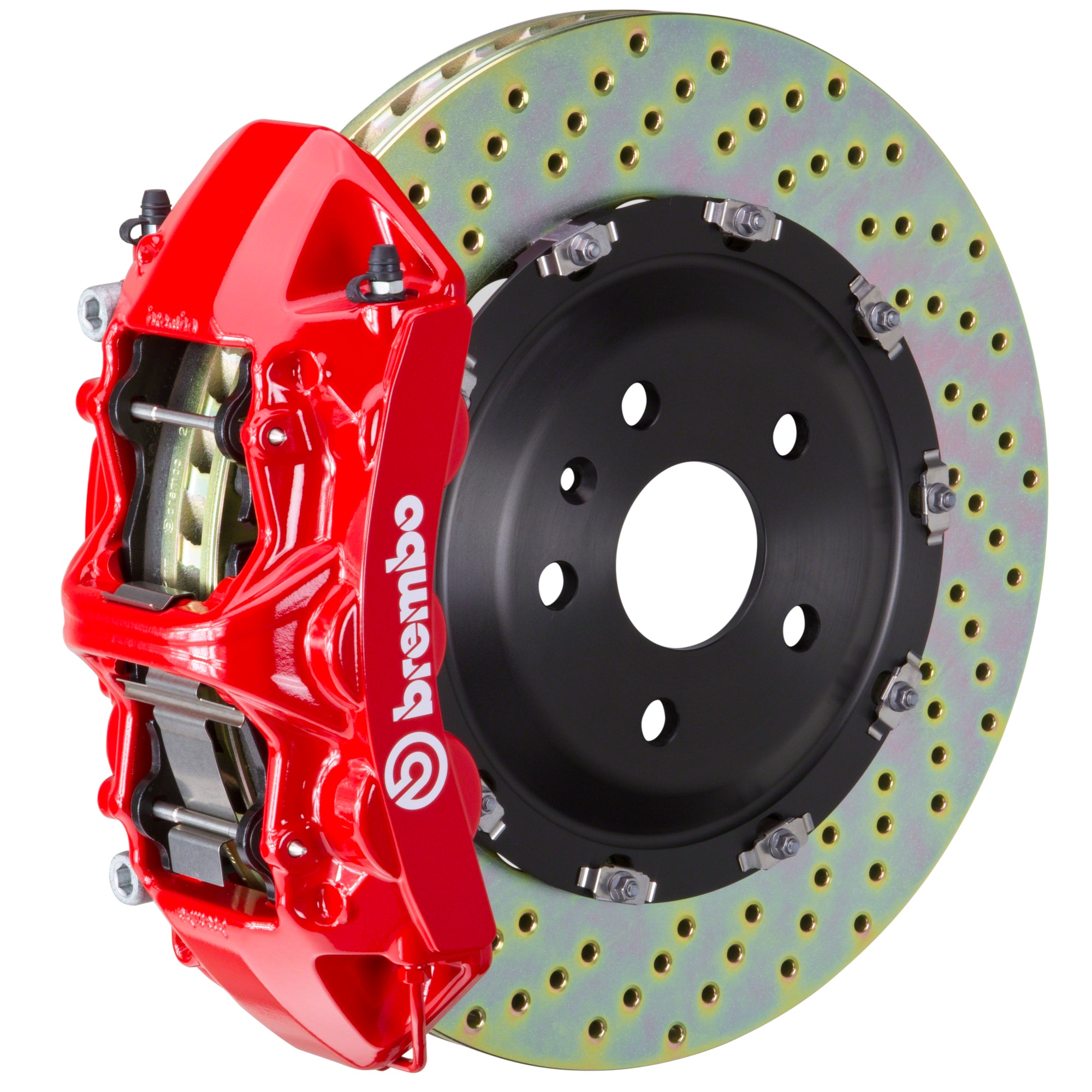 Front Brembo Gran Turismo Braking Upgrade Kit (1N18508A) GT / M6 Caliper with 6-Pistons & 2-piece 365x34 Disc