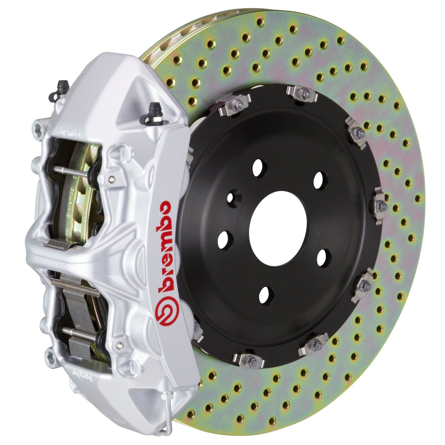 Front Brembo Gran Turismo Braking Upgrade Kit (1N18505A) GT / M6 Caliper with 6-Pistons & 2-piece 365x34 Disc