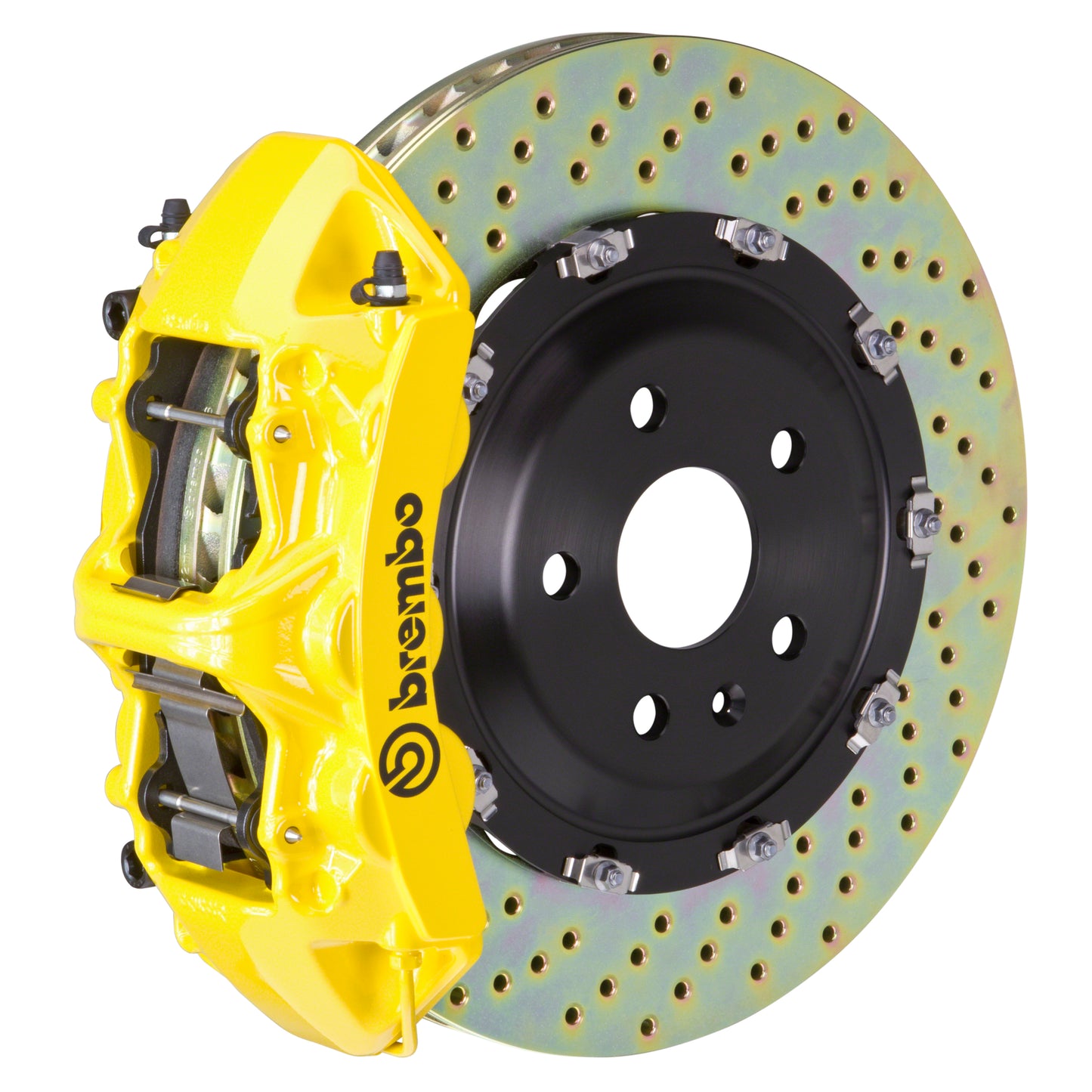 Front Brembo Gran Turismo Braking Upgrade Kit (1N18505A) GT / M6 Caliper with 6-Pistons & 2-piece 365x34 Disc