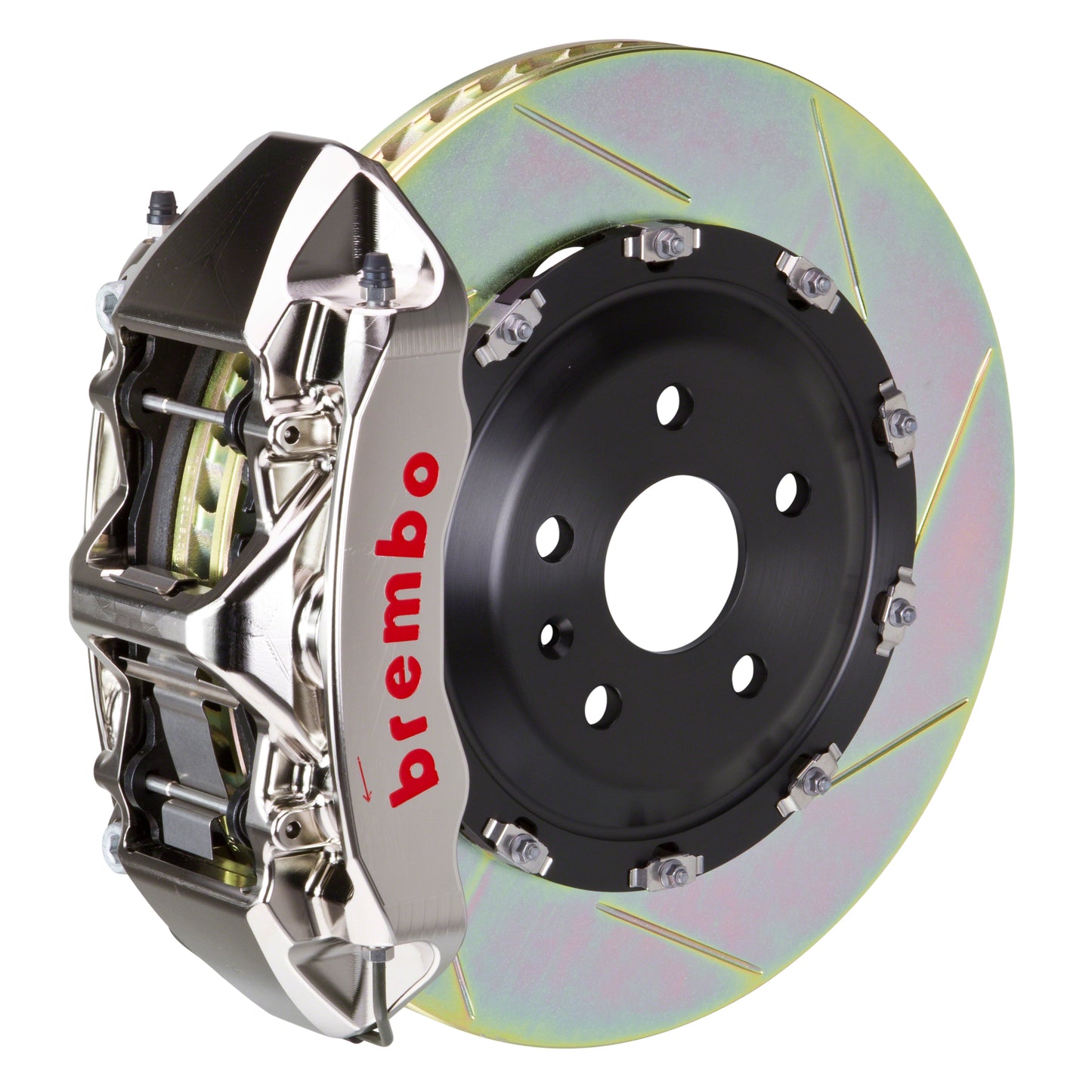 Front Brembo Gran Turismo Braking Upgrade Kit (1N18507AR) GT / R6 Caliper with 6-Pistons & 2-piece 365x34 Disc