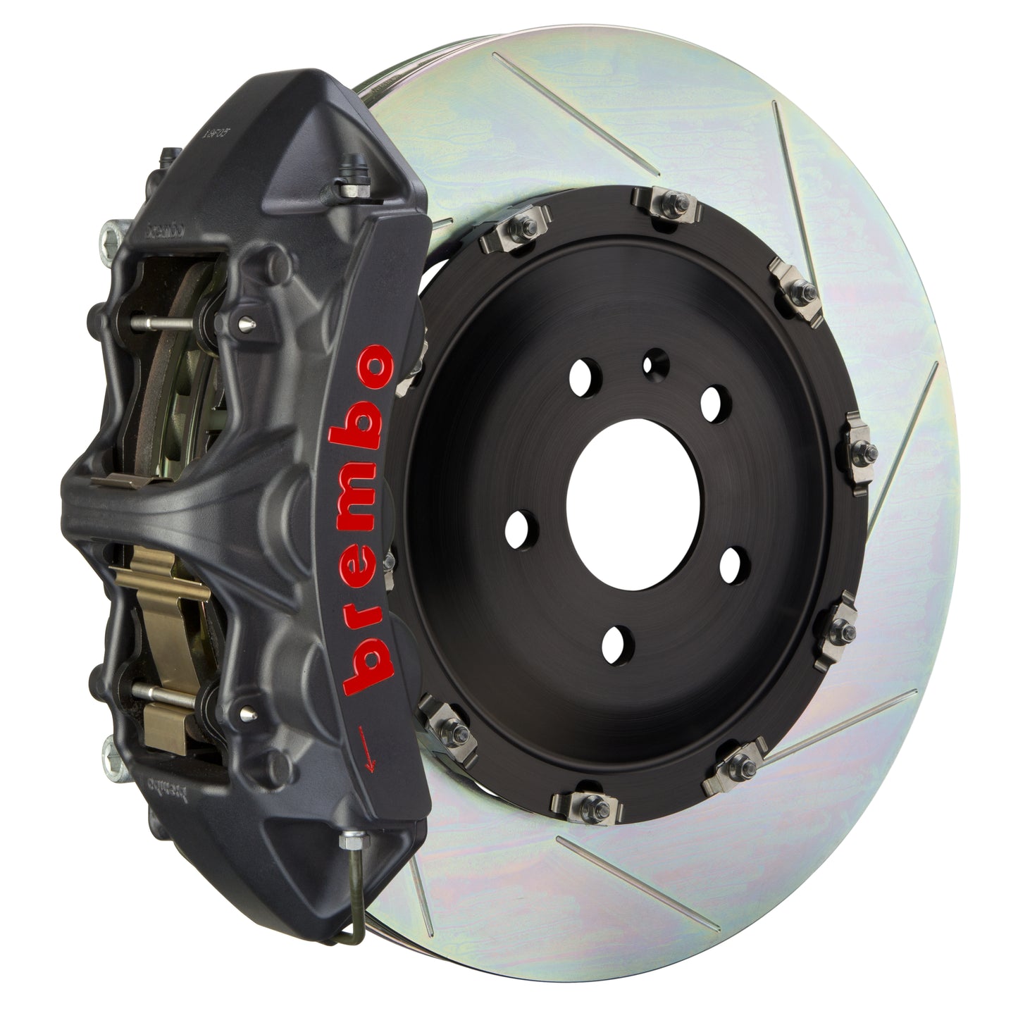 Front Brembo Gran Turismo Braking Upgrade Kit (1N18508AS) GT / S6 Caliper with 6-Pistons & 2-piece 365x34 Disc