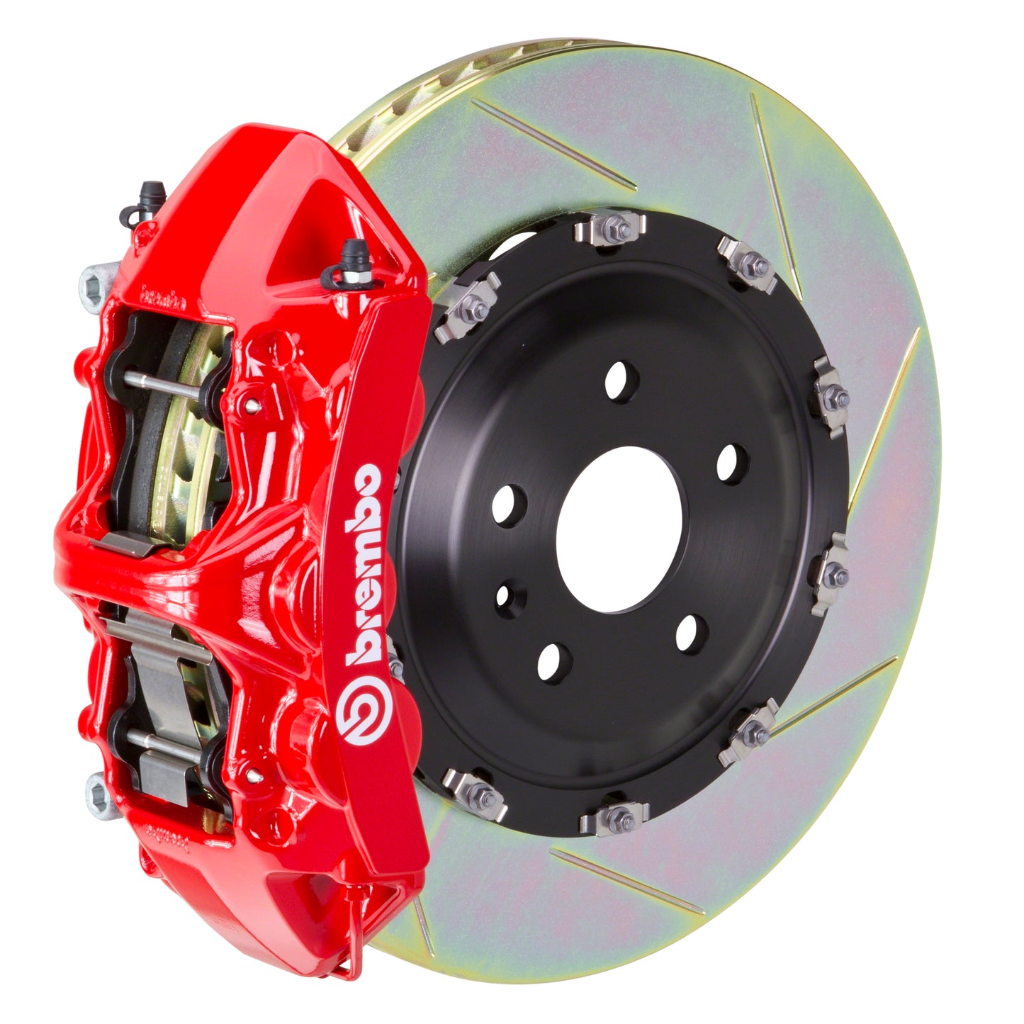 Front Brembo Gran Turismo Braking Upgrade Kit (1N18505A) GT / M6 Caliper with 6-Pistons & 2-piece 365x34 Disc