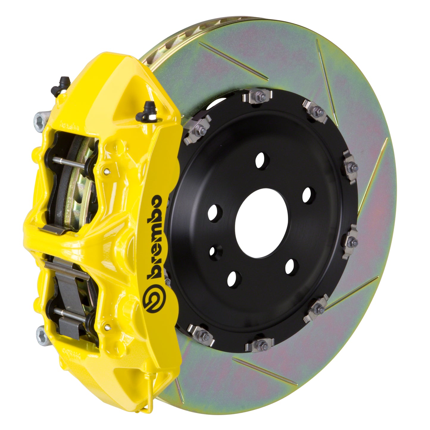 Front Brembo Gran Turismo Braking Upgrade Kit (1N18505A) GT / M6 Caliper with 6-Pistons & 2-piece 365x34 Disc