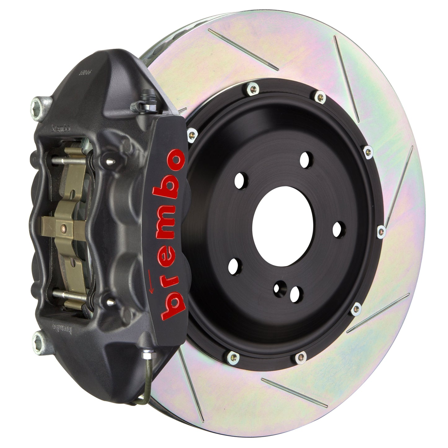 Front Brembo Gran Turismo Braking Upgrade Kit (1P18004AS) GT / S4 Caliper with 4-Pistons & 2-piece 345x28 Disc