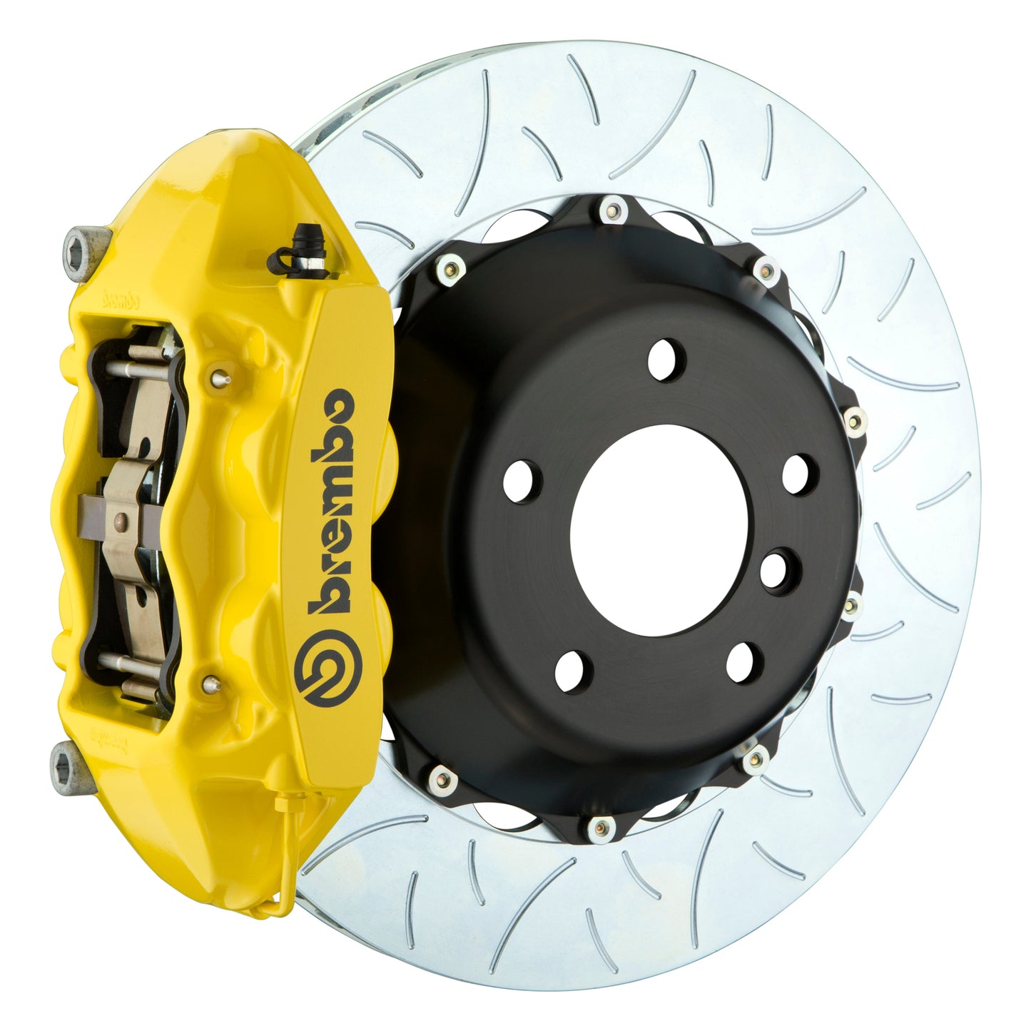 Front Brembo Gran Turismo Braking Upgrade Kit (1P18003A) GT / M4 Caliper with 4-Pistons & 2-piece 345x28 Disc