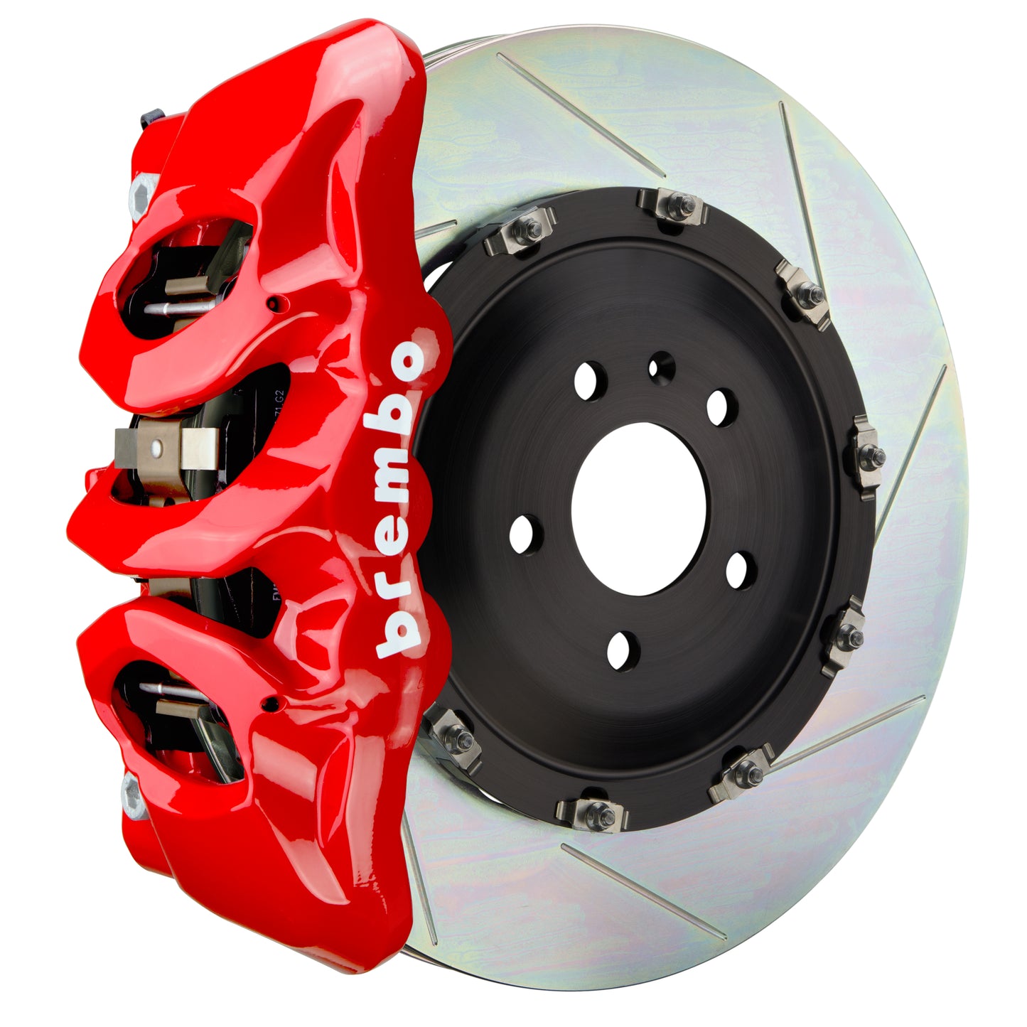 Front Brembo Gran Turismo Braking Upgrade Kit (1T19002A) GT / BM6 Caliper with 6-Pistons & 2-piece 380x34 Disc