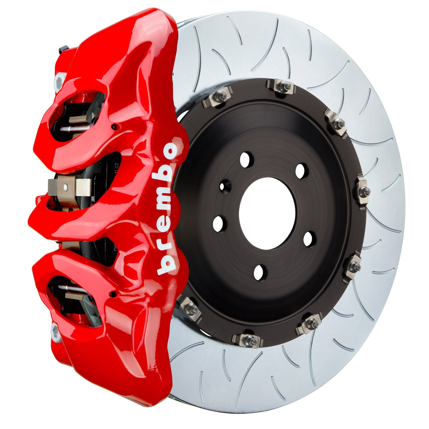 Front Brembo Gran Turismo Braking Upgrade Kit (1T19002A) GT / BM6 Caliper with 6-Pistons & 2-piece 380x34 Disc